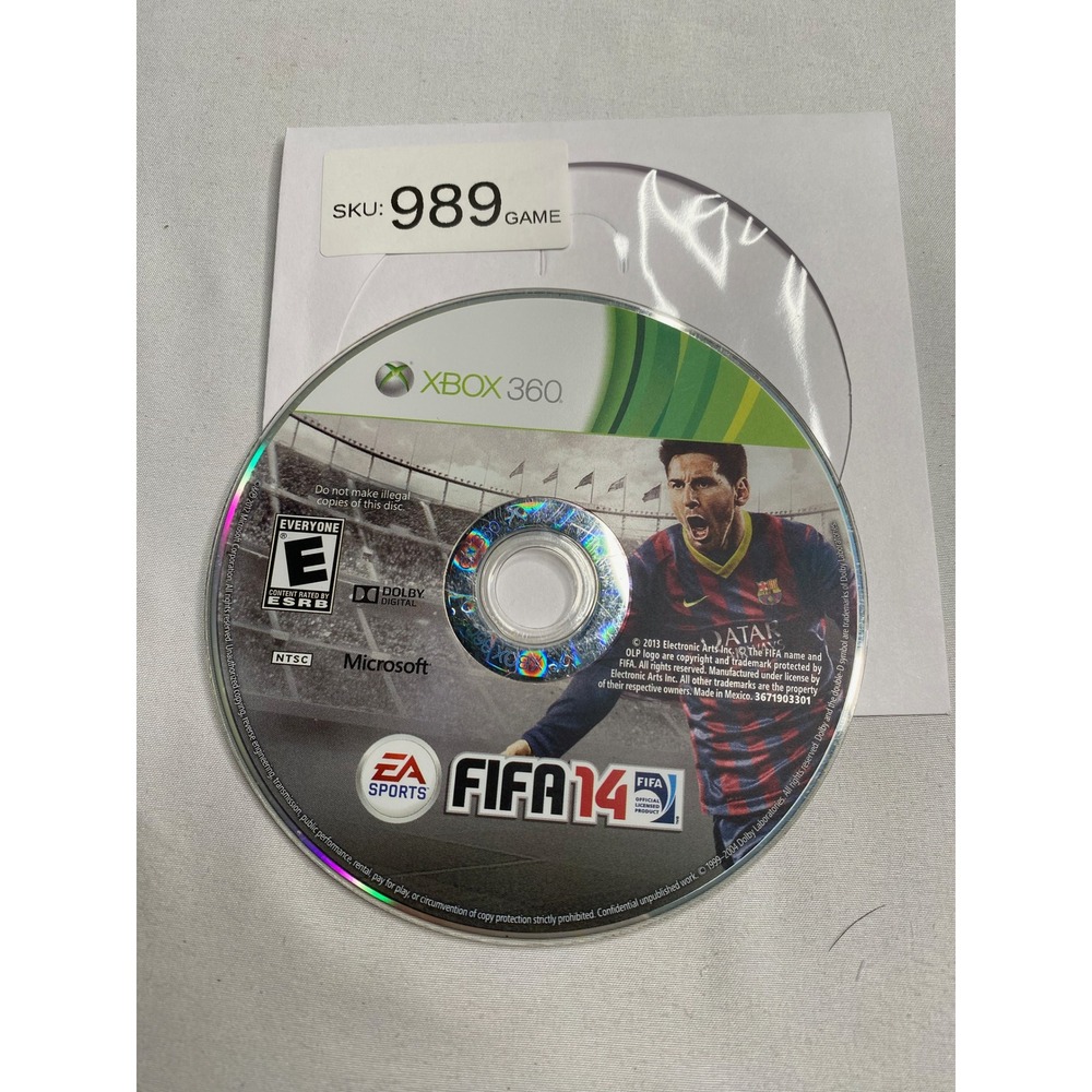 FIFA 14 Microsoft Xbox 360 EA Sports Soccer Video Game Disc Only